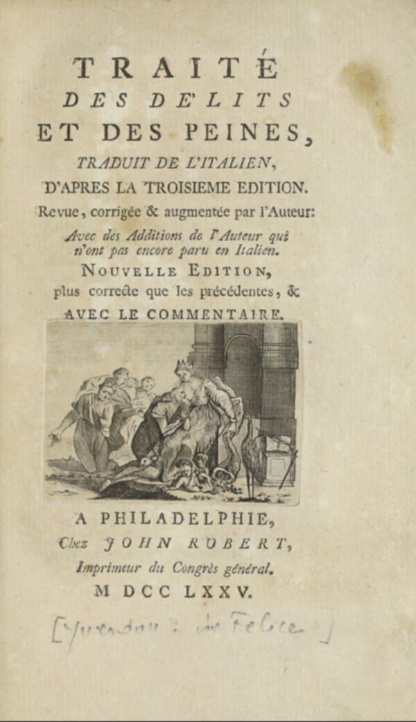 Traité des délits et des peines