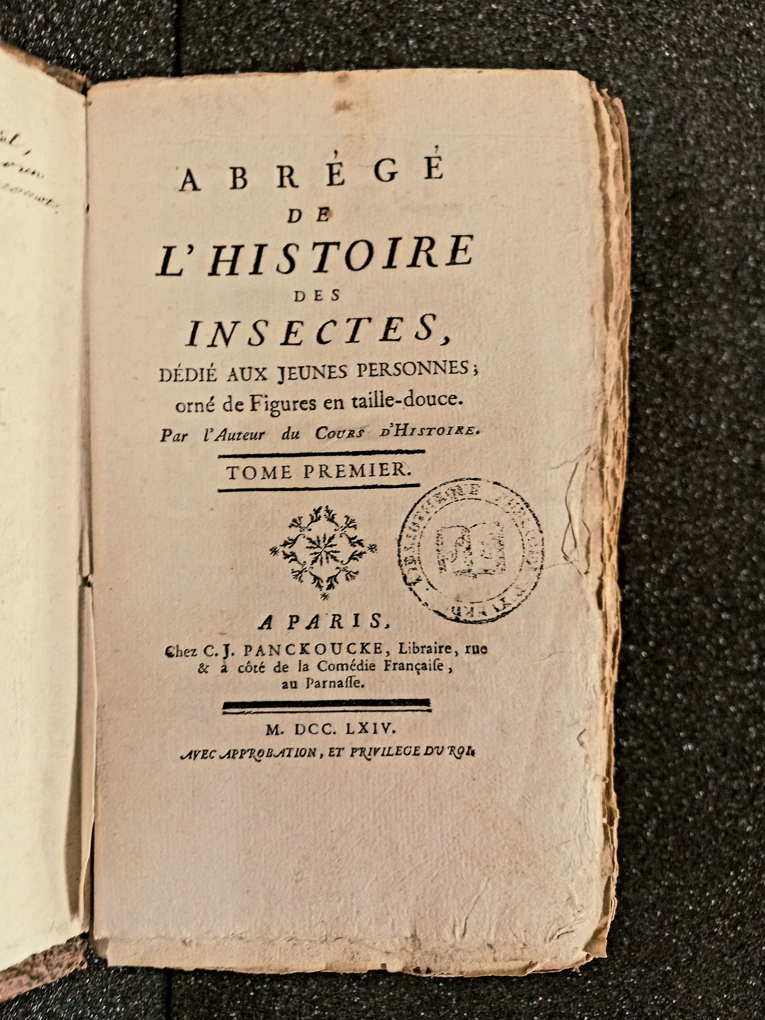Abrégé de l'histoire des insectes