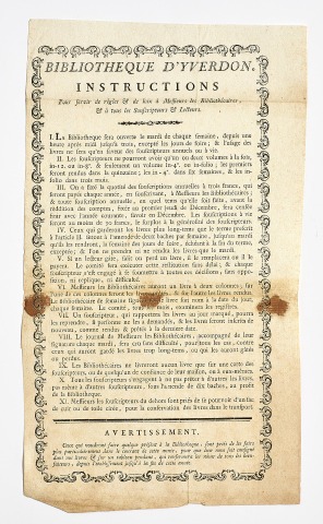 Premier règlement de la BPY