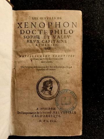 Les oeuvres de Xenophon