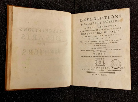 Descriptions des arts et métiers