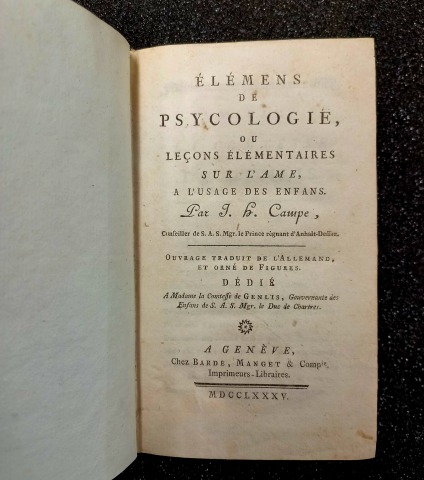 Elemens de psycologie